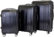 Sada 3 kufrov T-class TPL-7002, M, L, XL, TSA zámok, rozšíriteľné (čierna) - Sada kufrov