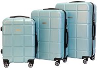 Sada 3 kufrov T-class 2222, M, L, XL, TSA zámok, (tyrkysová) - Sada kufrov