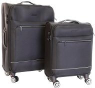 Set of 2 suitcases T-class CTS 0010, sized. S, L, TEXTILE, TSA lock, (black) - Case Set