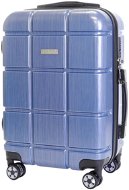 T-class 2222, size. M, TSA lock, (blue), 55 x 36 x 21cm - Suitcase