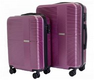 Set of 2 suitcases T-class 2234, (purple), TSA lock, size M, L, - Case Set