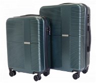 Set of 2 suitcases T-class 2234, (dark green), TSA lock, size M, L, - Case Set