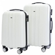 Set of 2 suitcases T-class 902, ABS, brake, M, L, (white) - Case Set