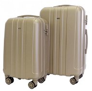Set of 2 suitcases T-class 902, ABS, brake, M, L, (champagne) - Case Set