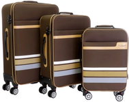 T-class® Sada 3 kufrů 321 hnědá - Case Set
