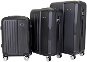 T-class® Sada 3 kufrů VT1701, černá - Case Set