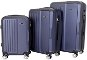 T-class® Sada 3 kufrů VT1701, modrá - Case Set