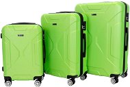 T-class® Sada 3 kufrů VT21121, zelená - Case Set