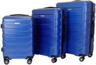 T-class® Sada 3 kufrů 618 lesklá modrá - Case Set