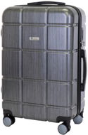 T-class® Cestovní kufr 2222, šedá, L - Cestovní kufr