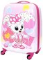 Children's Lunch Box T-class® Dětský palubní kufr 18" 4139, Růžová kočka - Dětský kufr