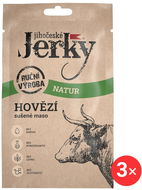 Jihočeské Jerky Hovězí natur 3 x 20 g - Sušené maso
