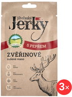 South Bohemian venison jerky with pepper 3 x 20 g - Dried Meat