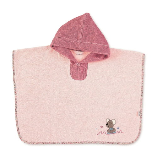 Sterntaler with hood, Mabel the mouse, 70 x 50 cm, 7252001 - Children's Bath Towel - Main image