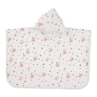 Sterntaler with hood, muslin/terry, Mabel the mouse, 70 x 50 cm, 7252091 - Children's Bath Towel