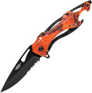 JKR Folding knife, camouflage, orange - Pocket Knife