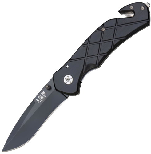 JKR Closing knife, aluminium, black - Pocket Knife - Main image