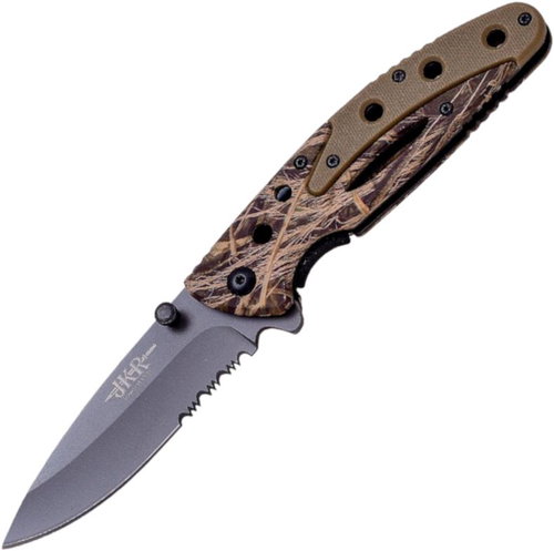 JKR Folding knife, plastic and aluminium, camouflage - Pocket Knife - Main image