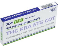 JoyTest 4v1 Test na drogy z moči THC Kratom Alkohol Nikotin 1 ks - Home Test