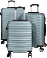 Monopol Sada 3 Cestovních kufrů Malaga skořepinové, M/L/XL tyrkysová - Case Set