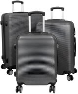 Monopol Sada 3 Cestovních kufrů Malaga skořepinové, M/L/XL antracit - Case Set