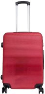 Monopol Cestovní kufr na kolečkách Malaga skořepina, 66 L, červená - Cestovní kufr