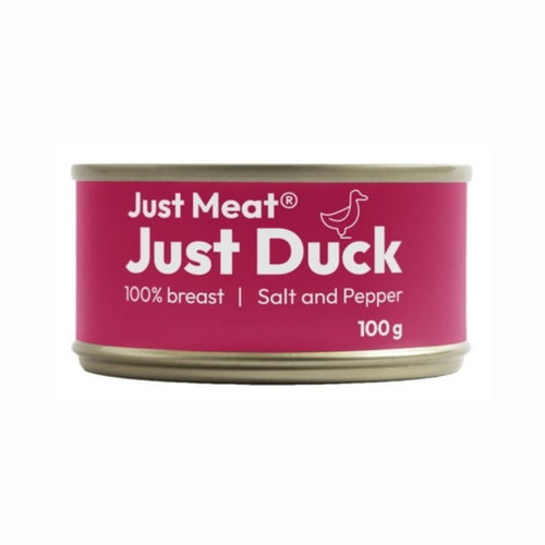 Just Meat Just Duck 12 × 100g Salt and Pepper - Can - Main image