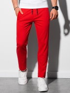 Ombre Clothing Matteus červené L - Tepláky