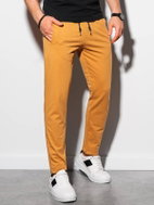 Ombre Clothing Matteus hořčicové S - Tepláky