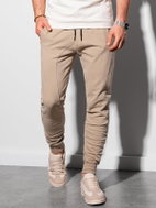 Ombre Clothing Jesper béžové XXL - Tepláky