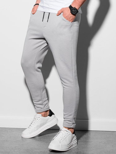 Ombre Clothing Davido světle šedé M - Tepláky - Main image