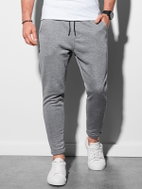 Ombre Clothing Davido šedé melanžové L - Tepláky