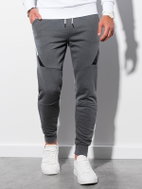 Ombre Clothing Gebhard tmavě šedé XXL - Tepláky