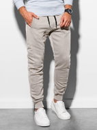 Ombre Clothing Stylo světle šedé  - Tepláky