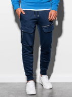 Ombre Clothing Fryderyk navy S - Tepláky