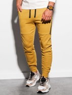 Ombre Clothing Emeryk žluté L - Tepláky