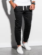Ombre Clothing Emeryk černé M - Tepláky