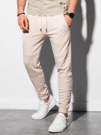 Ombre Clothing Patrik bílé XXL - Tepláky