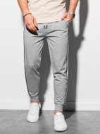 Ombre Clothing Mart šedé-melanžové XL - Tepláky