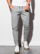 Ombre Clothing Styborn šedé-melanžové XXL - Tepláky
