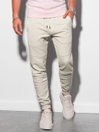 Ombre Clothing Patrik světle šedé L - Tepláky