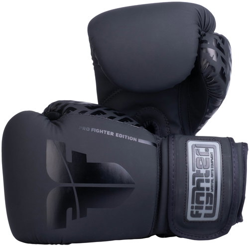 Fighter Pro PU FBG-PRP-004, černé - Boxing Gloves - Main image