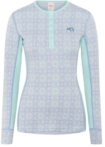 Kari Traa Rose Ls, Bright Turquoise, L - Thermal Underwear - Main image