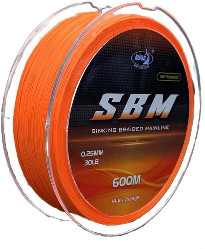 Katran Sinking Braided Mainline SBM Orange 600 m 0,25 mm 13,6 kg - Line - Main image