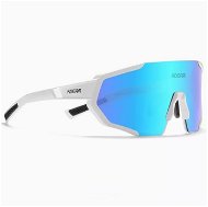 KDEAM Ocean 05 White / Blue - Cycling Glasses