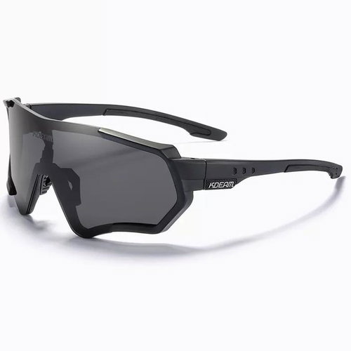 KDEAM Collins 01 Black / Black - Cycling Glasses - Main image