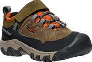 Keen Targhee Iv Low Wp Children Dark Olive/Gold Flame Us 12 - Trekking Shoes