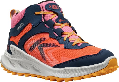 Keen Zionic Mid Wp Youth Naval Academy/Nasturtium Us 1 - Trekking Shoes - Main image