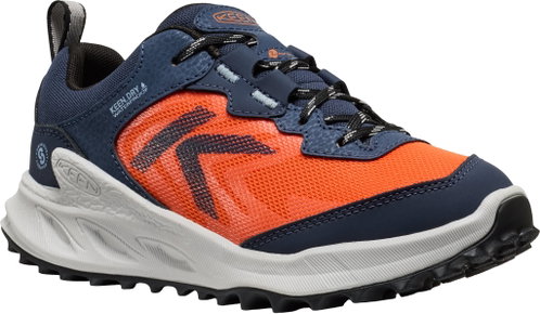 Keen Zionic WP Youth Naval Academy/Scarlet Ibis US 1 - Trekking Shoes - Main image