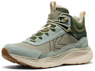 Keen Leiki Leather Mid Wp Women Iceberg Green/Bronze Green Us 12 - Trekking Shoes